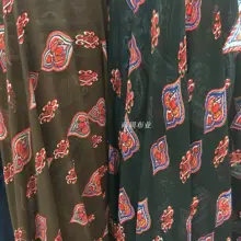 Tecidos африканская ткань двустороннее позиционирование Национальный Ветер печатных шифон Diy одежда богемный сценические ткани