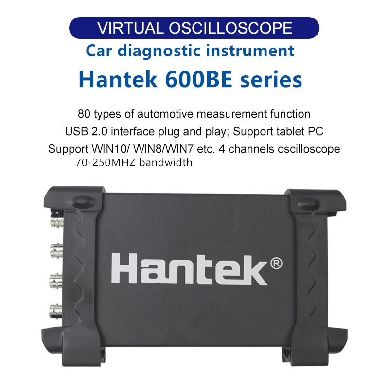 Hantek 6074BE USB Automotive Virtual Oscilloscope 4 Channels Logic Analyzer 6254BE Digital Storage Car Diagnostics Instrument |