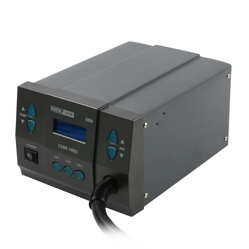 Обновление Quick 861DW для быстрого 881D светодиодный дисплей паяльная станция горячего воздуха Бессвинцовая станция 110 В/220 В для BGA Repai