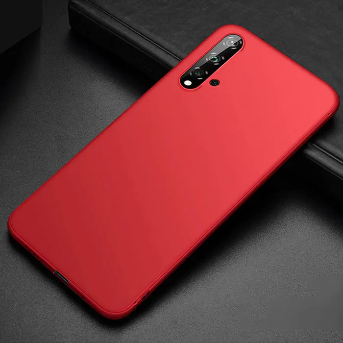 Keajor, мягкий чехол для Huawei Honor 20 pro, чехол, ТПУ, силиконовый бампер, Fundas, красивая задняя крышка для Huawei Honor 20 20pro, чехол - Цвет: Красный