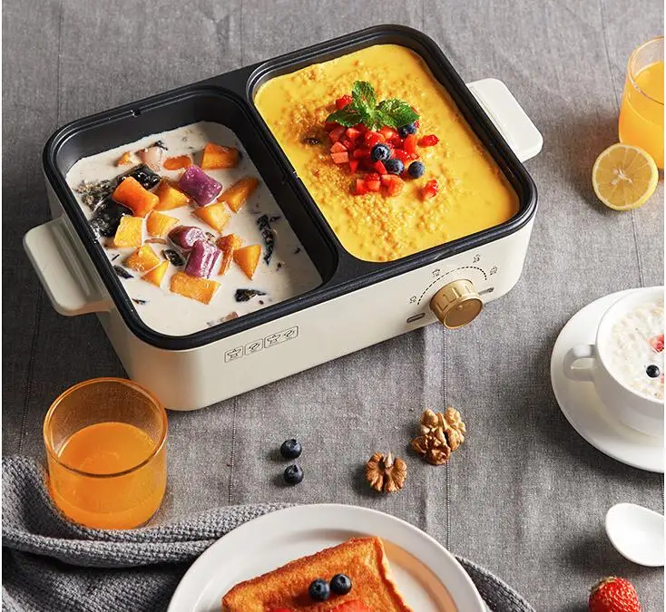 Quality 1000W Non-sticky Family Barbecue Electric Raclette Grill Smokeless Griddle | Бытовая техника