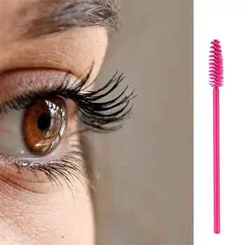 

200pcs Portable Eyebrow Brush Practical Disposable Eyelash Comb Lash Brushes Lash Extension Supplies For Salon Women Cosmetic