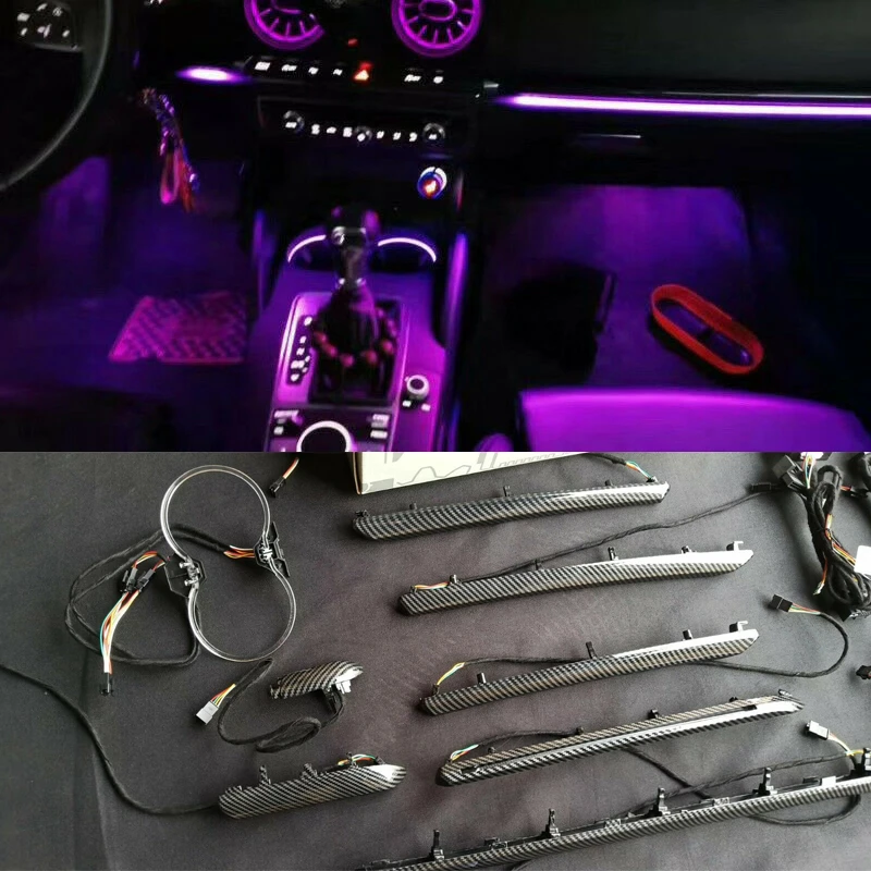 32 Color Illuminated Retrofit Led Ambient Light For Audi A3 S3 Rs3 8v