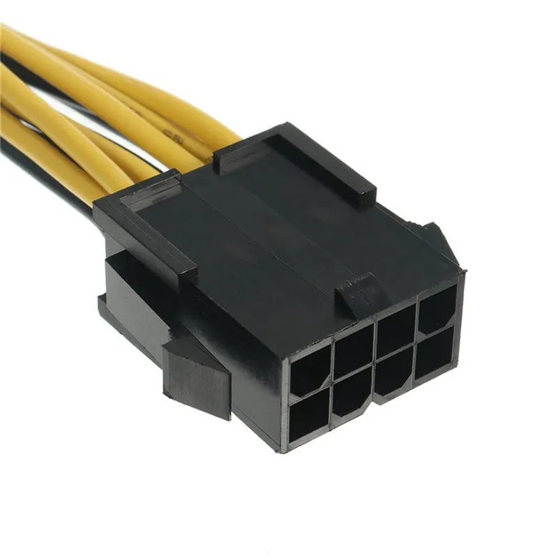 6pin до 2 X PCIe 8(6+ 2) pin& 6pin изображения материнской платы видеокарта PCI-e Express GPU VGA y-разветвитель кабель питания(2 шт