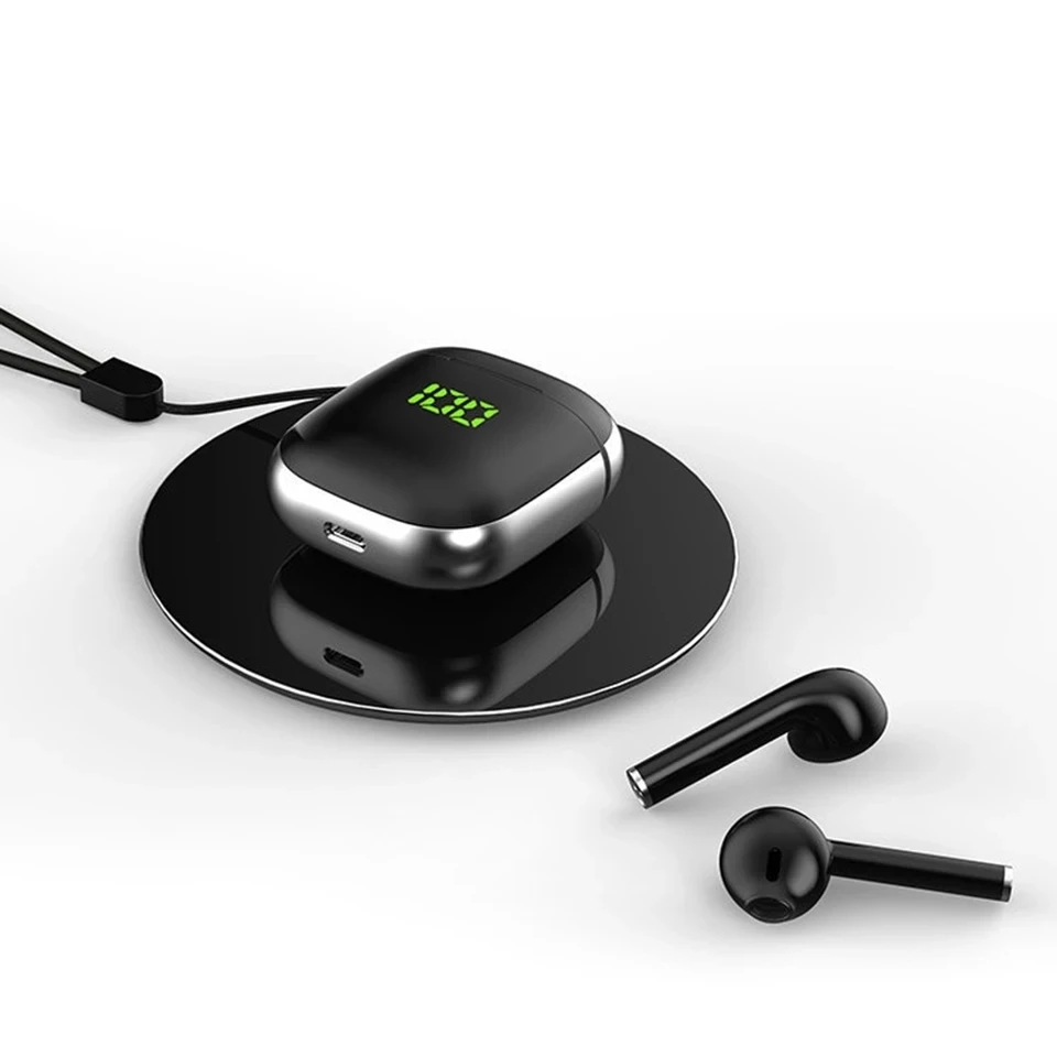 TWS Pro Headphones Wireless Bluetooth 5 0 Earphones IPX7 Waterproof Earbuds LED Display HD Stereo Built in Mic for Xiaomi iPhone