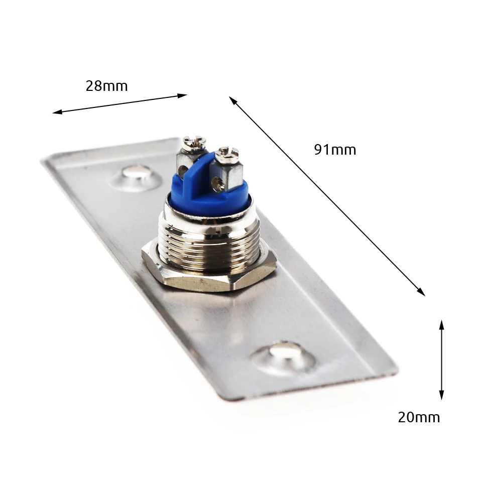 Door Access Control Switch Door Opener Stainless Steel Exit Button Push Switch For Magnetic Lock