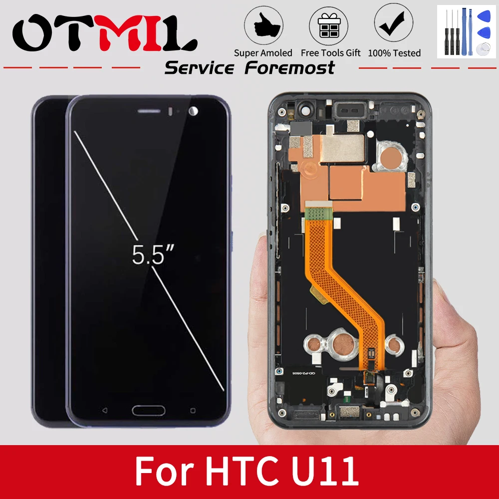 Для HTC U11 Plus дисплей в сборе 6 0 &quot2Q4D200 для Plus/U11 + ЖК сенсорный экран дигитайзер