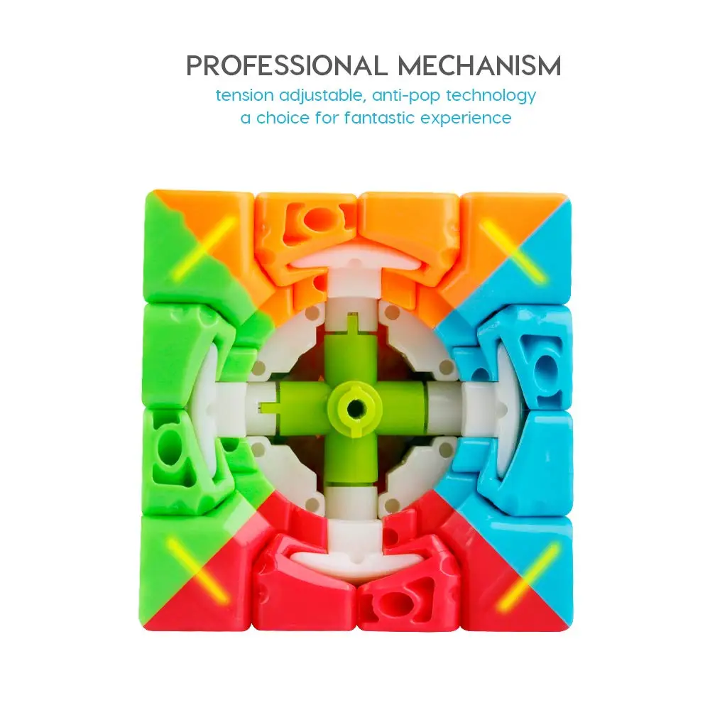 Qiyi Qiyuan 4x4 Speed Cube Stickerless Magic Cubes 4x4x4 Smooth Puzzle Toys Gift for Kids and Adults Challenge EXW