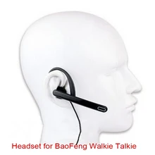 Слуховой стержень наушники 2 Pin уха Бар динамик микрофон PTT Mic тактический гарнитура для иди и болтай Walkie Talkie радио UV-5R BF-888S UV-82 UV-8D