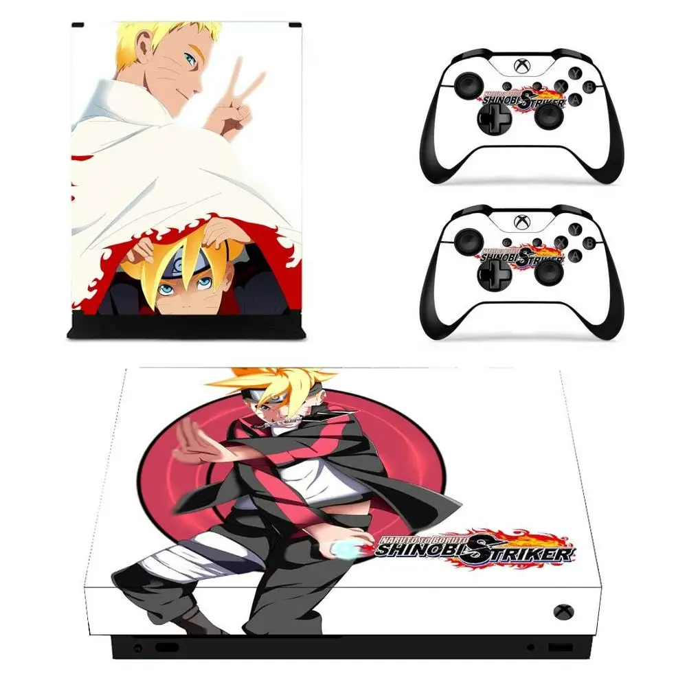 Наклейка для Xbox One X из виниловой кожи Наруто для Boruto Shinobi Striker наклейка для Xbox one X консоль пульт дистанционного управления скины