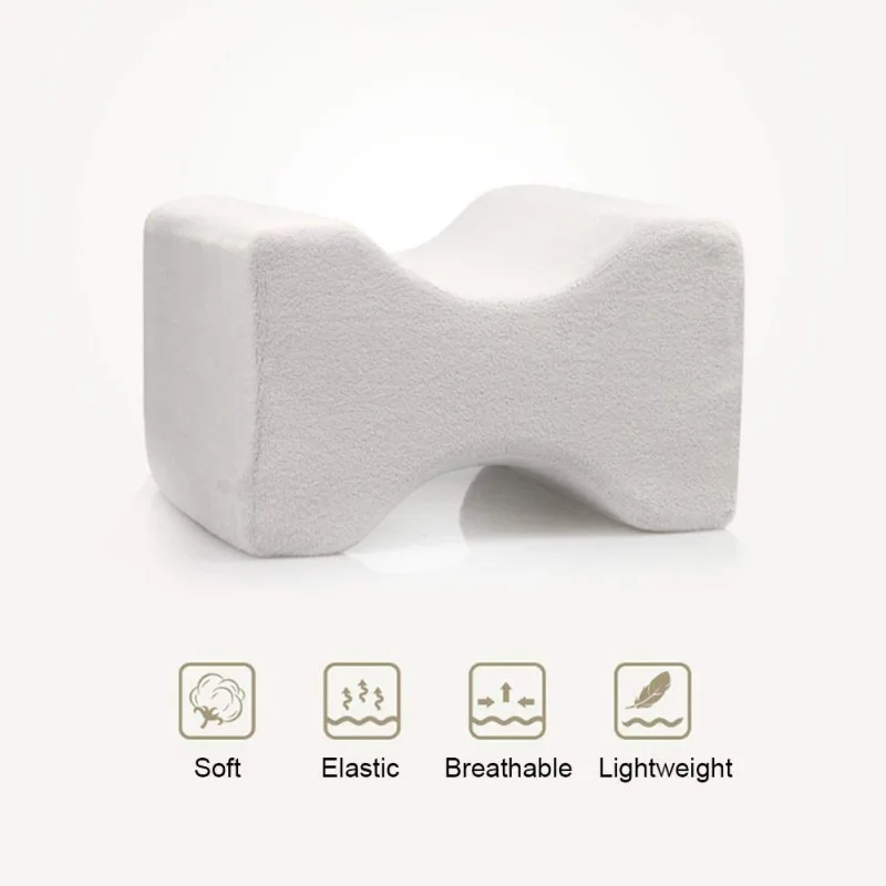 Memory Foam подушка для ног на коленях для боковых или задних слиперов для облегчения беременности Sciatic/Back/Hip боли со съемными и моющимися
