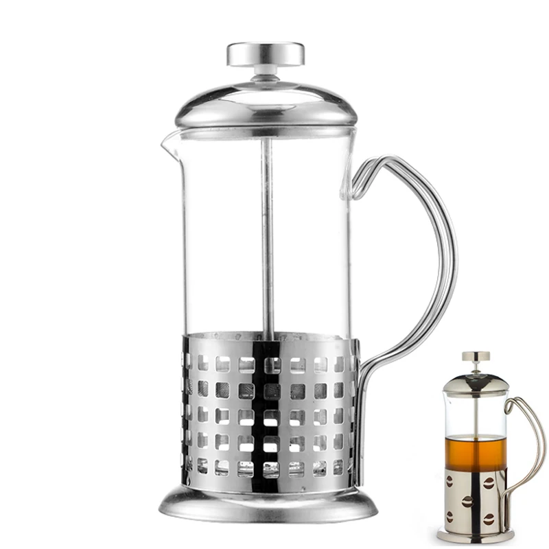 Stainless Steel Coffee Pot French Press 350ml Delicate Plunger Teapot Press cafetera portatil Kettles coffee pot coffee kettle french press coffee press coffee press
