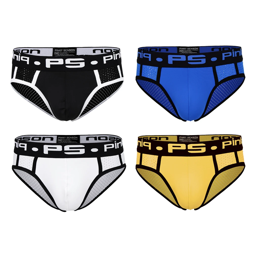 Soft Stretch Mesh Panties Briefs Flex Sports Underwear for Men