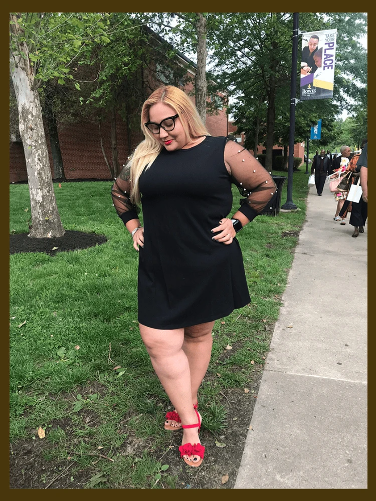 Online Dotfashion Plus Größe Schwarz Perle Perlen Mesh Hülse Kleid Frauen Kontrast EINE Linie Kleider 2020 Frühling Casual Langarm Kleid