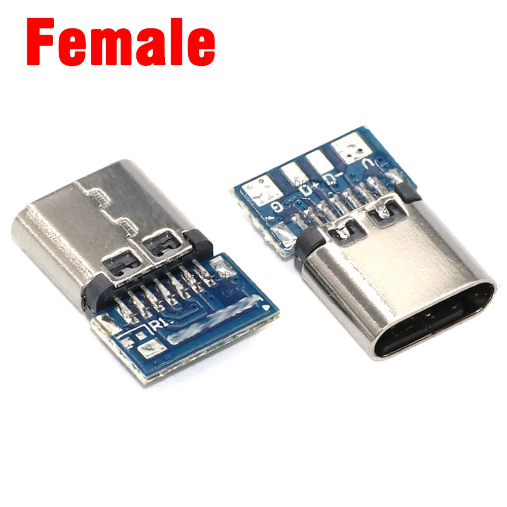 Connettore USB tipo C Jack femmina tipo C con fibbia per