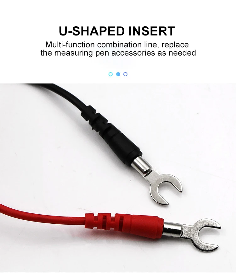 ELECTRICITE MULTIMETRE, 16 in 1 Test LineCâble de test, prise jack