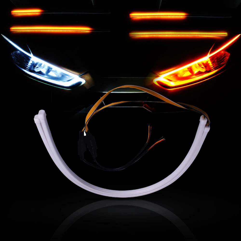 Светодиодная лента DRL дневные ходовые огни для Renault Megane 3 Logan Laguna 2 Duster Clio Fluence Scenic