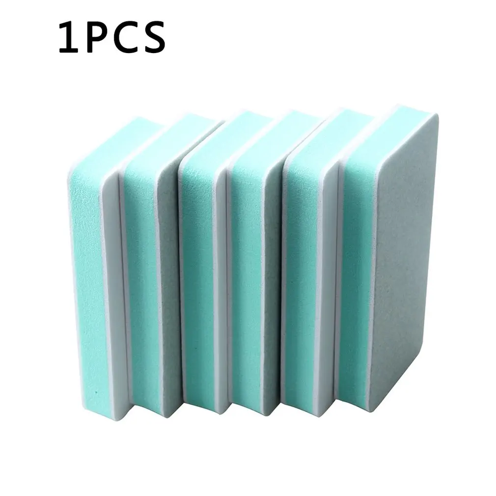 

Green And White Double-Sided Polishing Block Nail Polishing Board Silver Nugget Multifunctional Polishing