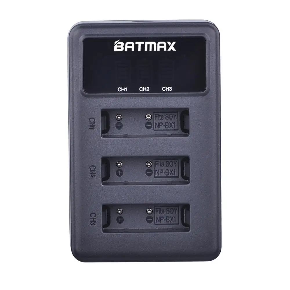 NP-BX1 NPBX1 акумуляторная батарея+ светодиодный 3-слоты USB Зарядное устройство для sony комплектующие фотоаппарата sony DSC RX1 RX100 AS100V M3 M2 HX300 HX400 HX50 HX60 GWP88 AS15 WX350
