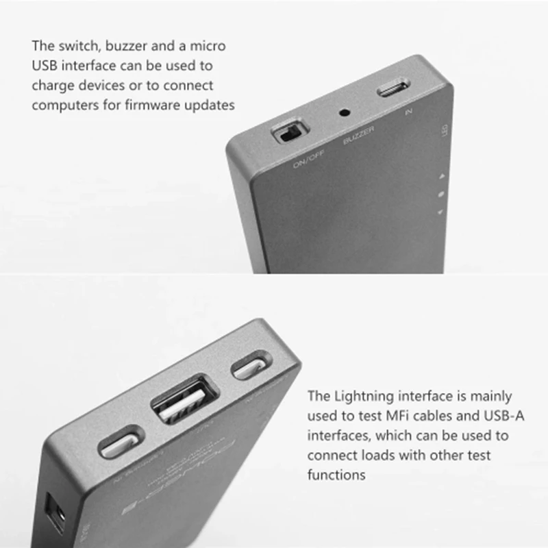 GTBL для зарядного устройства LAB PD тестер USB MF001 для MFi Lightning тестер напряжения измеритель тока