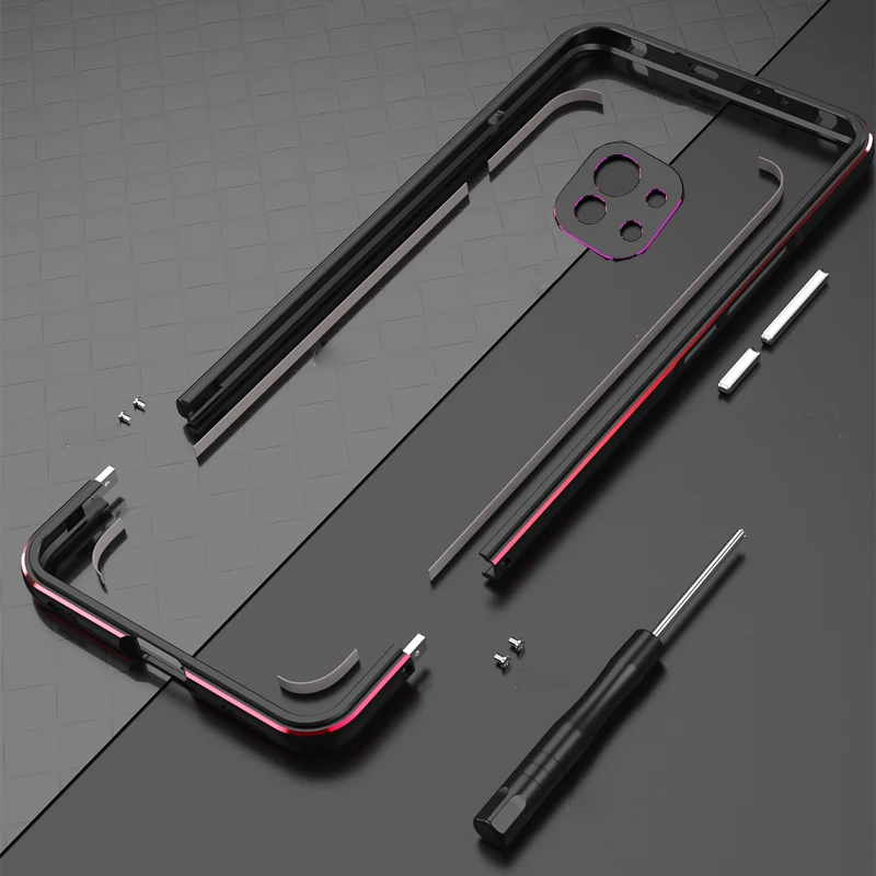 For Xiaomi 11 Case Aluminum Metal Bumper for MI 11 Frame Slim Cover phone case for xiaomi 11 Metal Shell Mi11