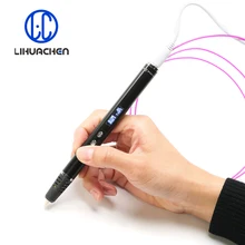 Lihuchen – stylo d'impression 3D RP900A, Support ABS/PLA Filament 1.75mm, jouet créatif, cadeau pour enfants, dessin Design