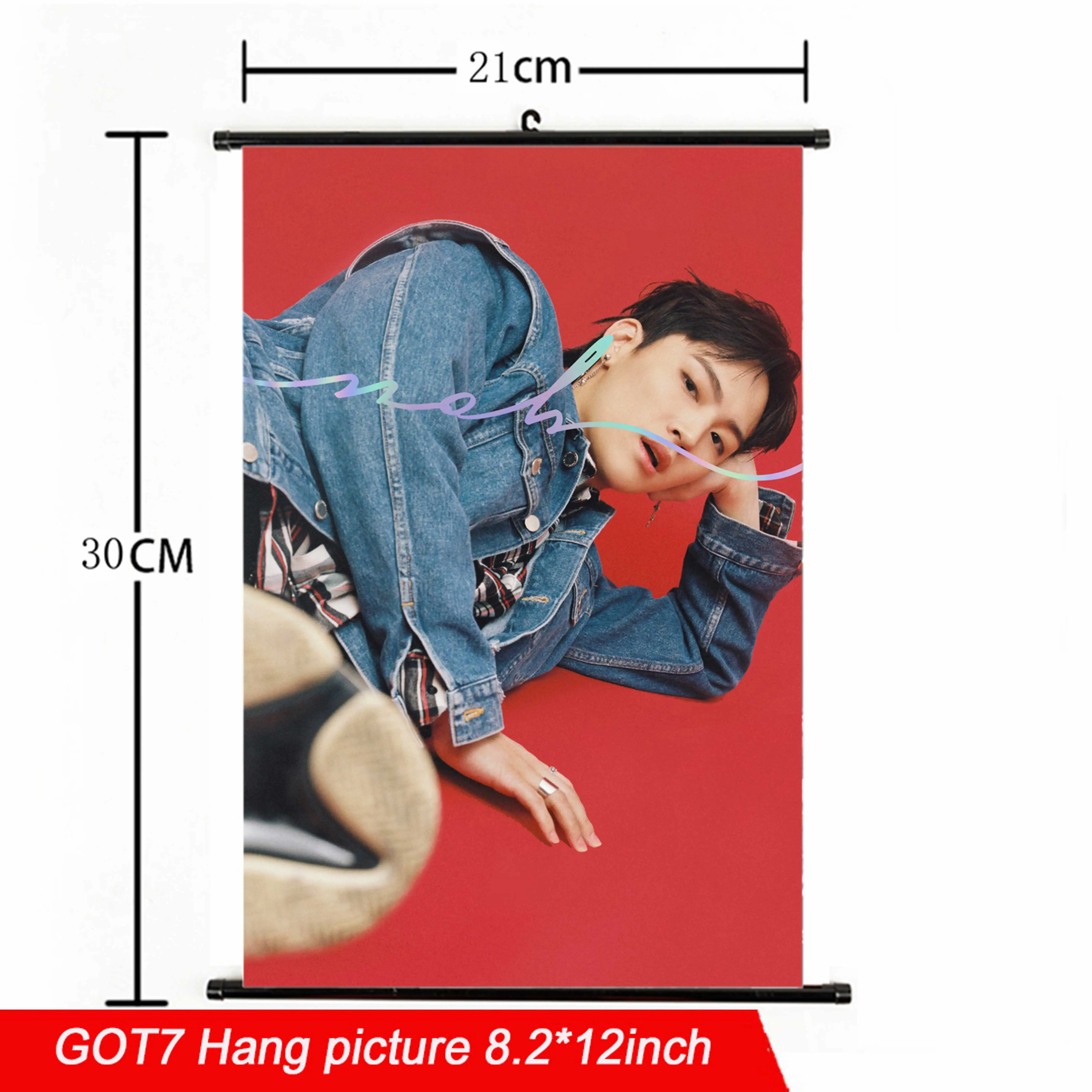 GOT7 25 21*30 см Kpop GOT7 повесить плакат ткань высокого качества глаз на вас альбом kpop GOT7 повесить изображение фото плакат для поклонников Коллекция подарков - Цвет: GOT7 25