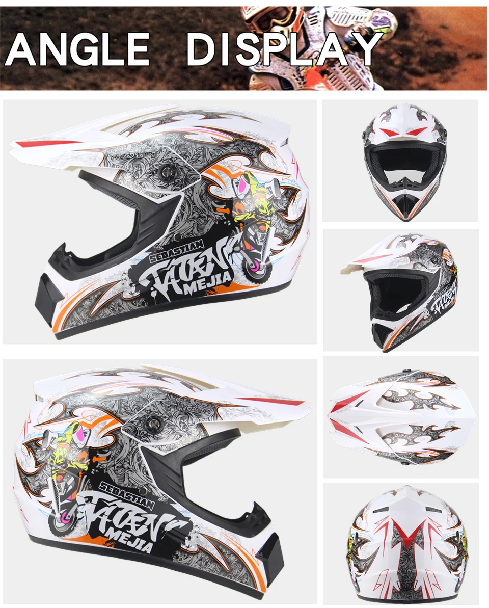 Гоночная Новинка мотоциклетный шлем для мотокросса DOT Full Face шлемы для мотоцикла для мужчин и женщин Бэтмен Шлем Casco Moto Capacete