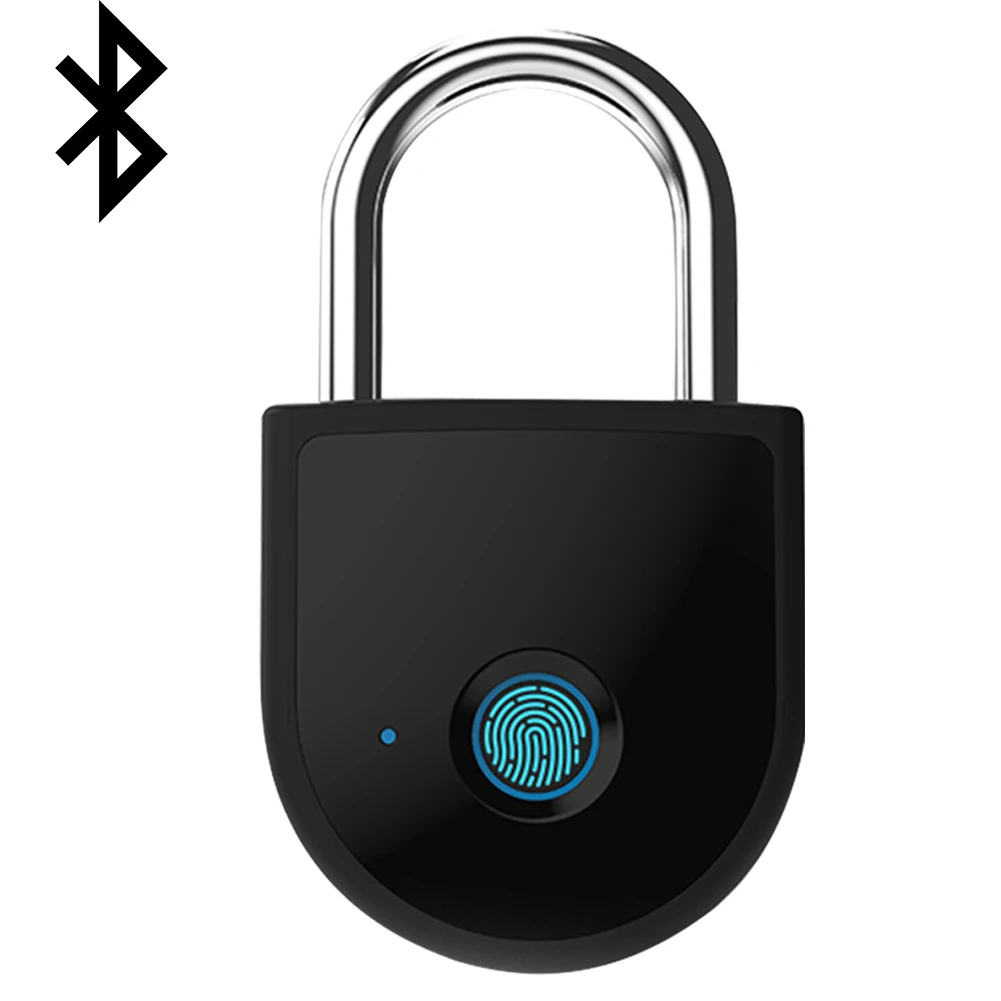 

Keyless Indoor Practical Padlock Household Home Security Fingerprint Password Zinc Alloy Door Lock Touch Quick Unlock Smart