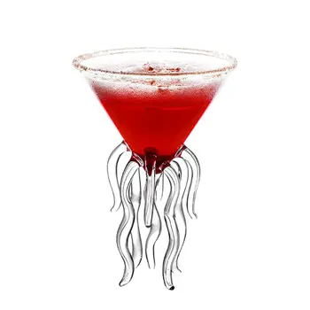 

Octopus Cocktail Glass Transparent Jellyfish Glass Cup Juice Glass