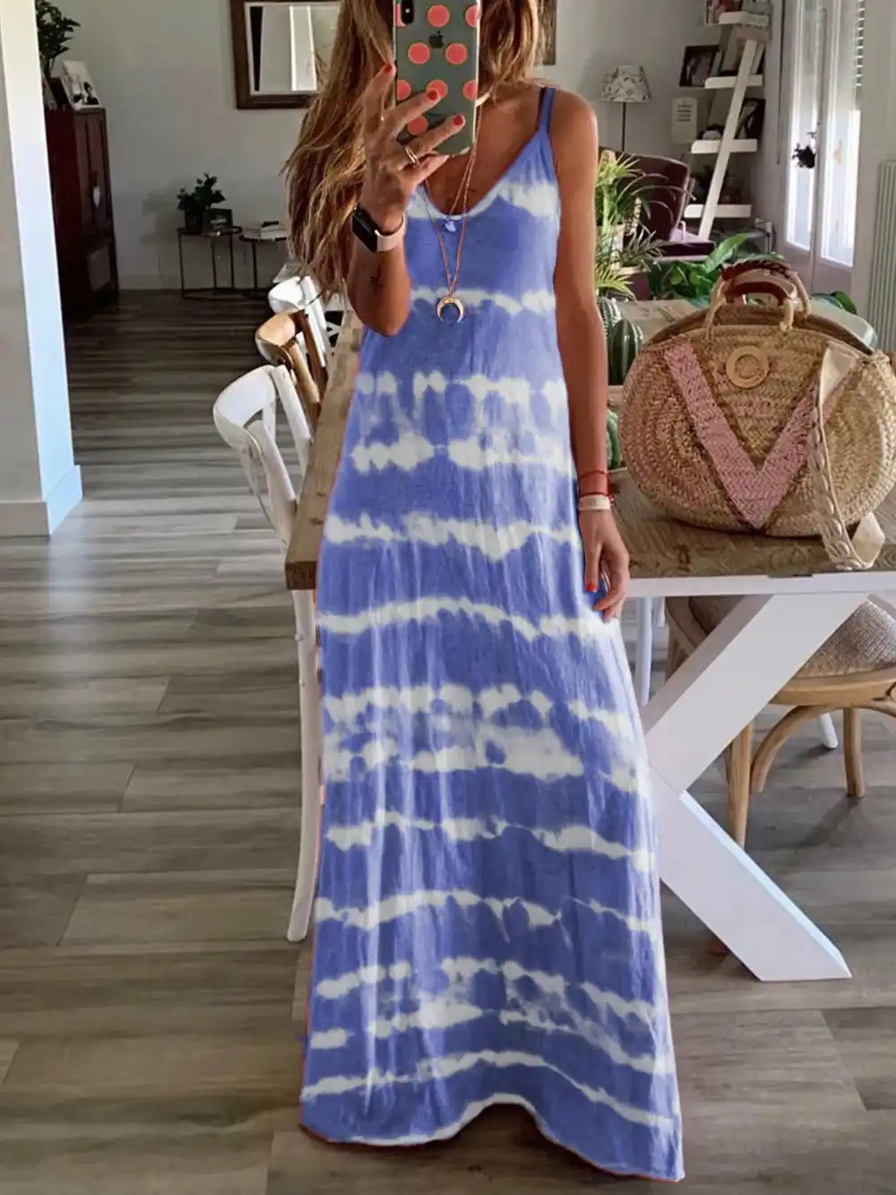 floor length boho dress