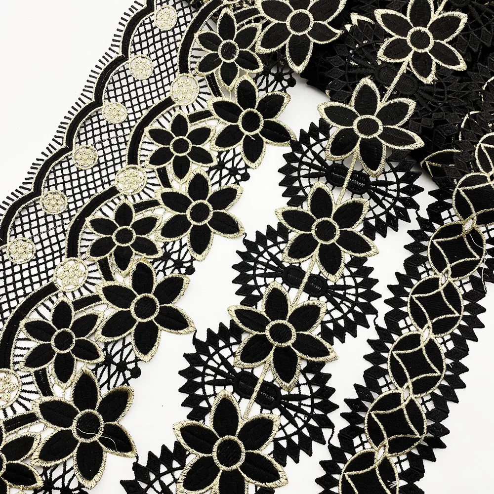 16colors in stock  Wholesale new Polyester Venise Lace suit african lace for wedding DIY crafted