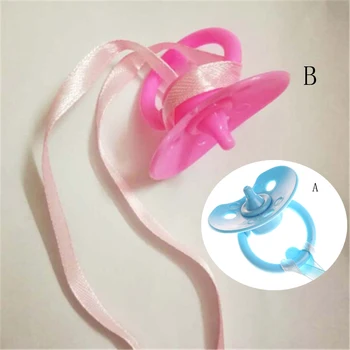 

Random Color 1PCS Pacifiers for Reborn Baby Doll Handmade DIY Pacifiers Nipples Dummy Fit for Doll