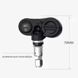 Монитор давления в шинах встроенный внешний монитор в шинах беспроводной Солнечный детектор TPMS