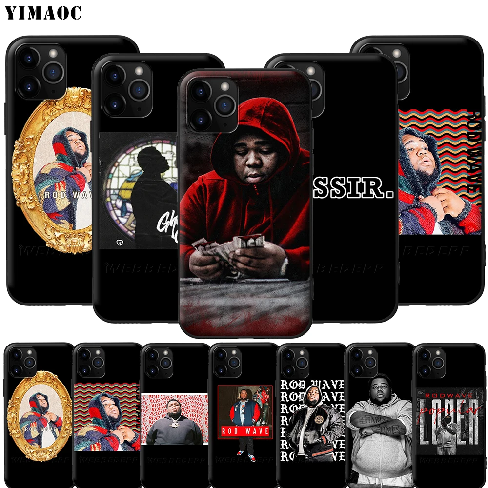 

Rod Wave Silicone Soft Case for iPhone 11 Pro XS Max XR X 8 7 6 6S Plus 5 5S SE