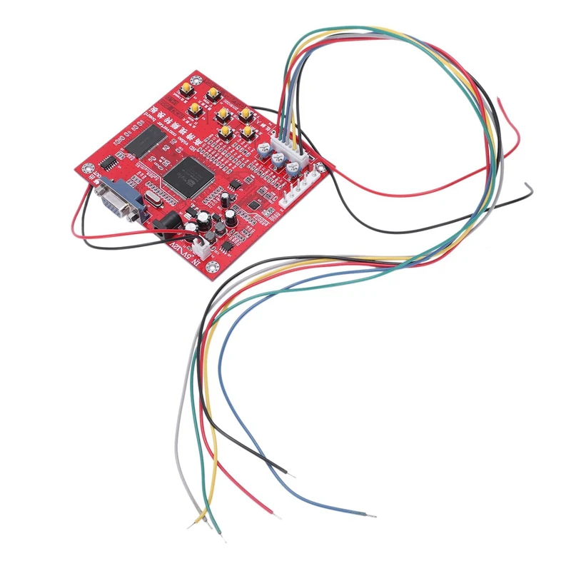 

Cga/Cvbs/S-Video To Vga Converter Arcade Hd Game Video V5 Converter Board For Crt Lcd Pdp Monitor High Definition
