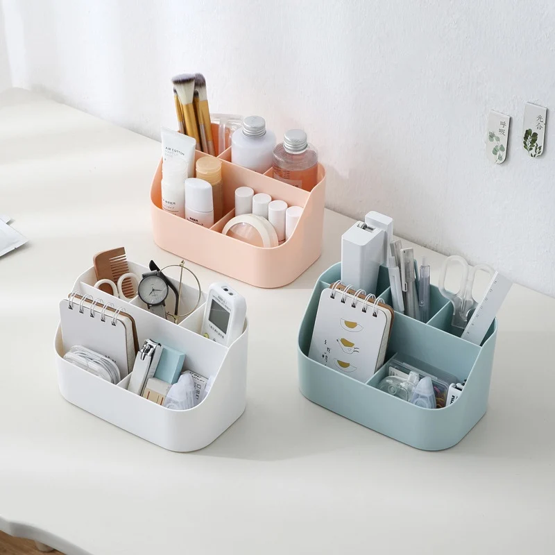 

Makeup Organizer Storage Box Cosmetic Organizer Skin Care Jewelry Box Container for Home Storage Stationery Storage Basket