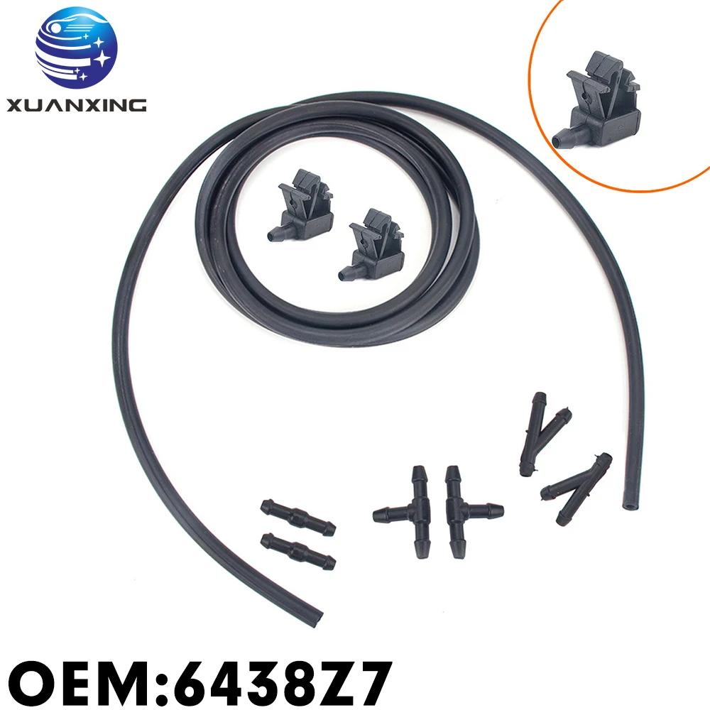6438Z7 Coppia Ugello Lavavetri Per Citroen Berlingo Peugeot Partner B9