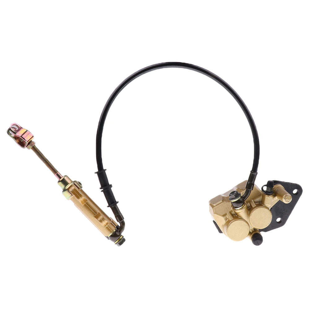 Rear Disc Brake Assembly Caliper Cylinder For Dirt Pit Bike ATV Gokart 110cc, (Vertical Pump)