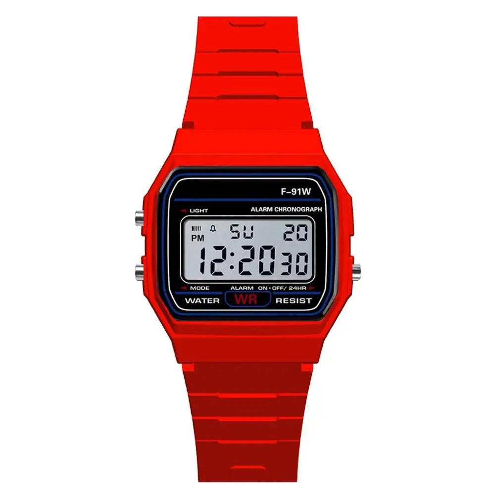 Модные спортивные часы, светодиодный, Роскошные Мужские Аналоговые Цифровые Военные Смарт-часы, спортивные водонепроницаемые наручные часы#4O15 - Цвет: Красный