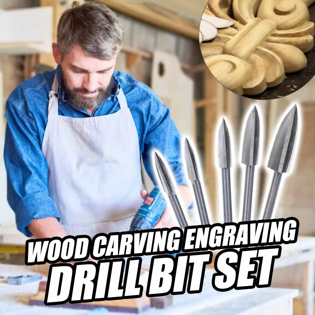 Wood Carving And Engraving Drill Bit Set Milling Cutter Tools Crafts Home Improvement | Дом и сад