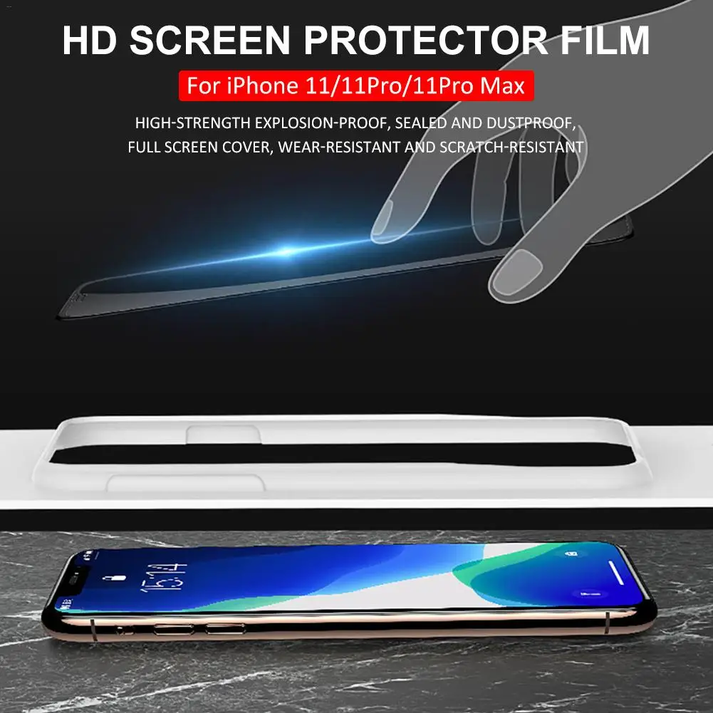 Защитная пленка для iPhone 11 закаленная пленка HD анти-Синяя легкая закаленная пленка для Apple iPhone X