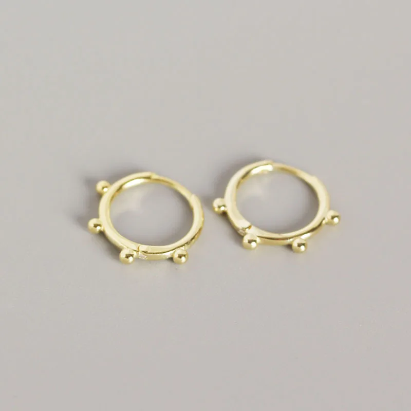 Fengxiaoling 925 серебряные серьги для женщин Простые круглые серебряные серьги-кольца европейский и американский стиль ювелирные изделия
