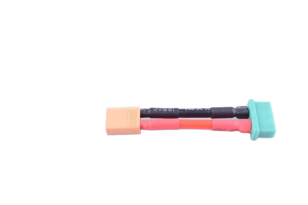 2 шт. мужской XT30 к гнезду MPX адаптер батареи 14awg RC кабель для зарядки 40 мм|Детали и