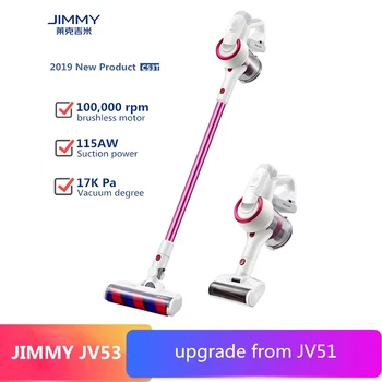 

LEXY JIMMY C53T Wireless Cordless Handheld Vacuum Cleaner Remove mites 115AW Strong Suction and Low Noise