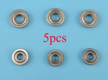 

5PCS RC Boat Shaft Accessories Miniature Flange Bearings Aperture 3mm 4mm Metal Shaft Bearing Spare Parts for DIY RC Boat Model