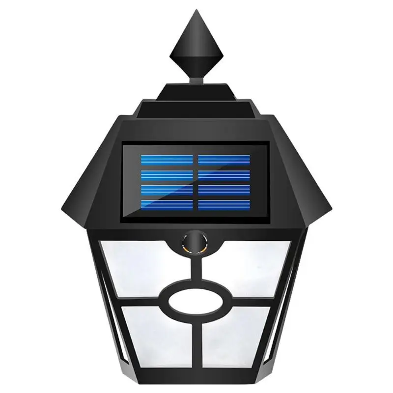LED Solar Power Light Control Wall Light Outdoor IP65 Waterproof Energy Saving Street Flame Light Home Garden Security Lamp