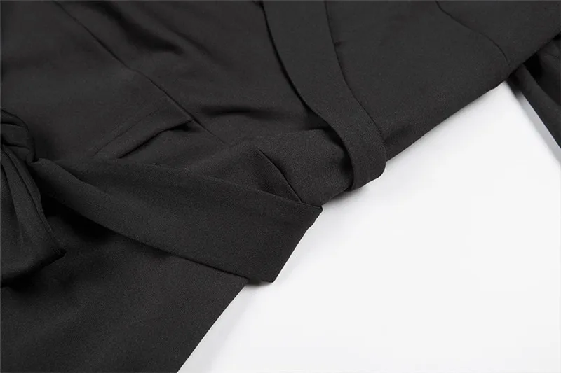 Черный 2019 Новая женская одежда красные офисные вечерние платье для женщин с