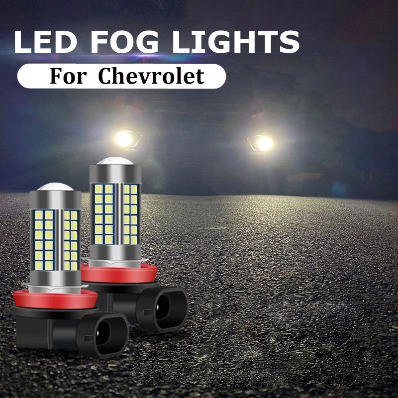 

2PC H11 H8 Car LED Bulbs Driving Fog Light Lamp Bulb For Chevrolet Cruze Camaro Sonic Spark Equinox 2013-2015