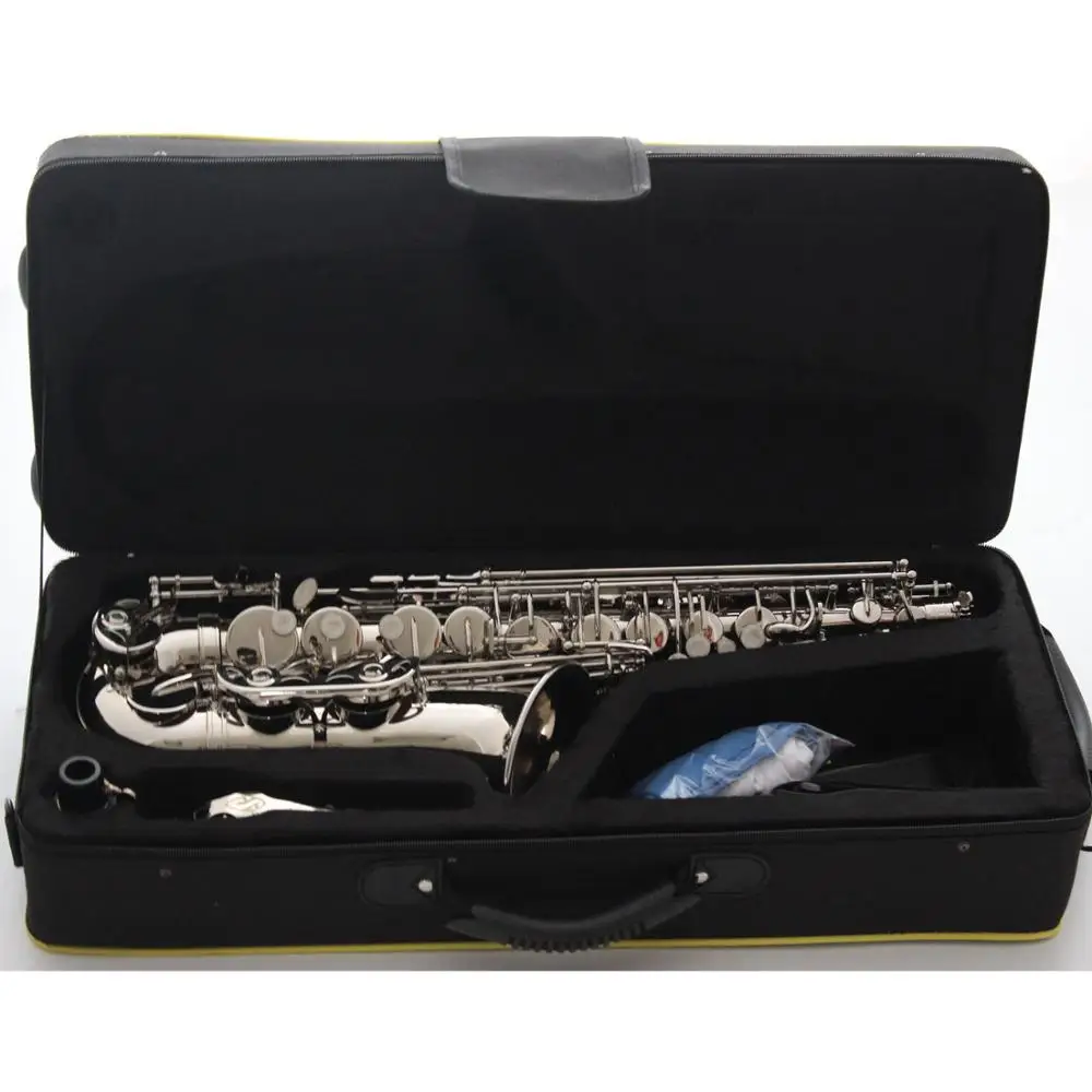 Альт саксофон музыкальный Fancier Club нитровое покрытие 54 E flat Alto Sax R54 с футляром